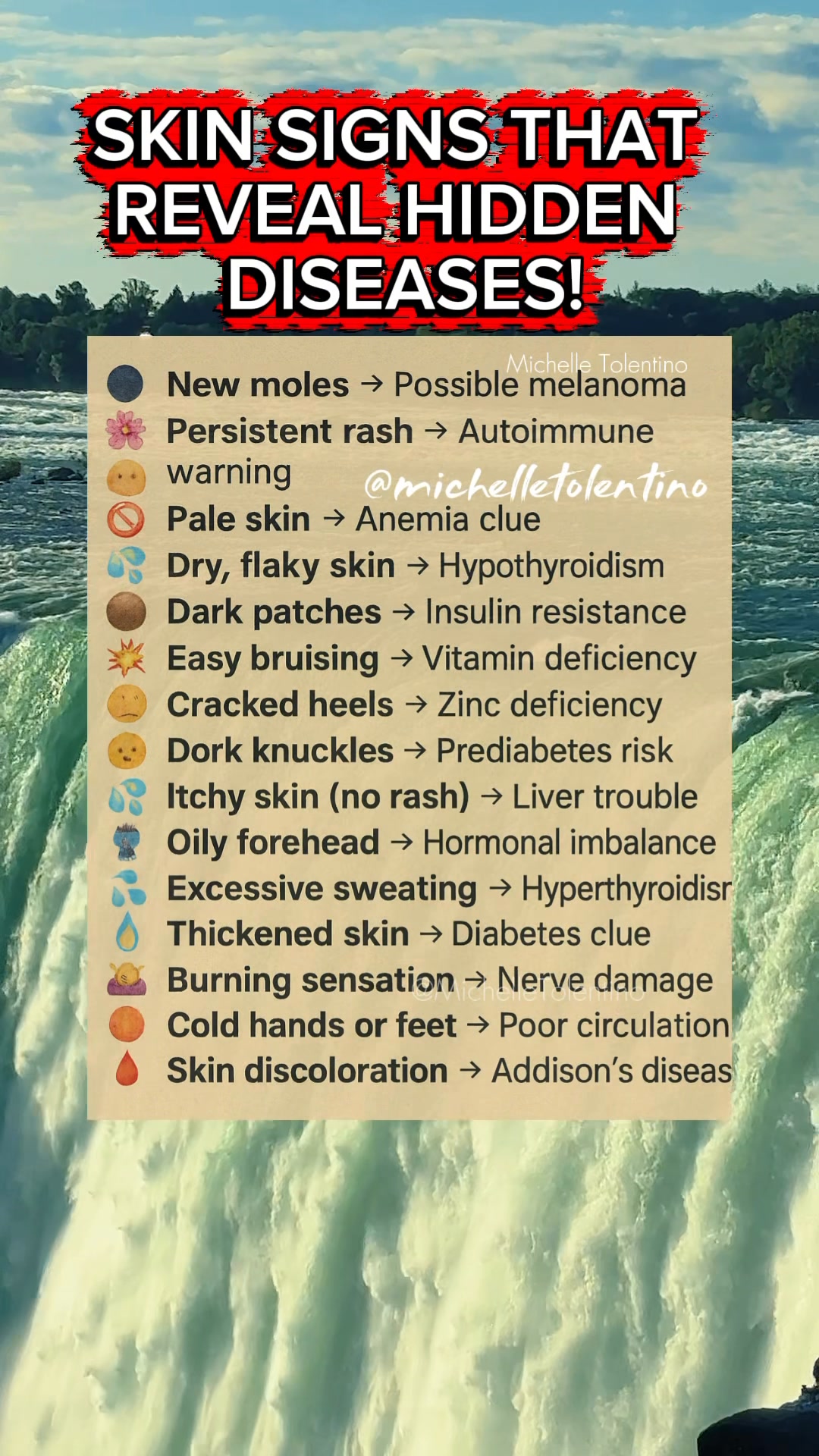 Your skin tells secrets your body can’t hide 🩸 Don’t ignore these ...