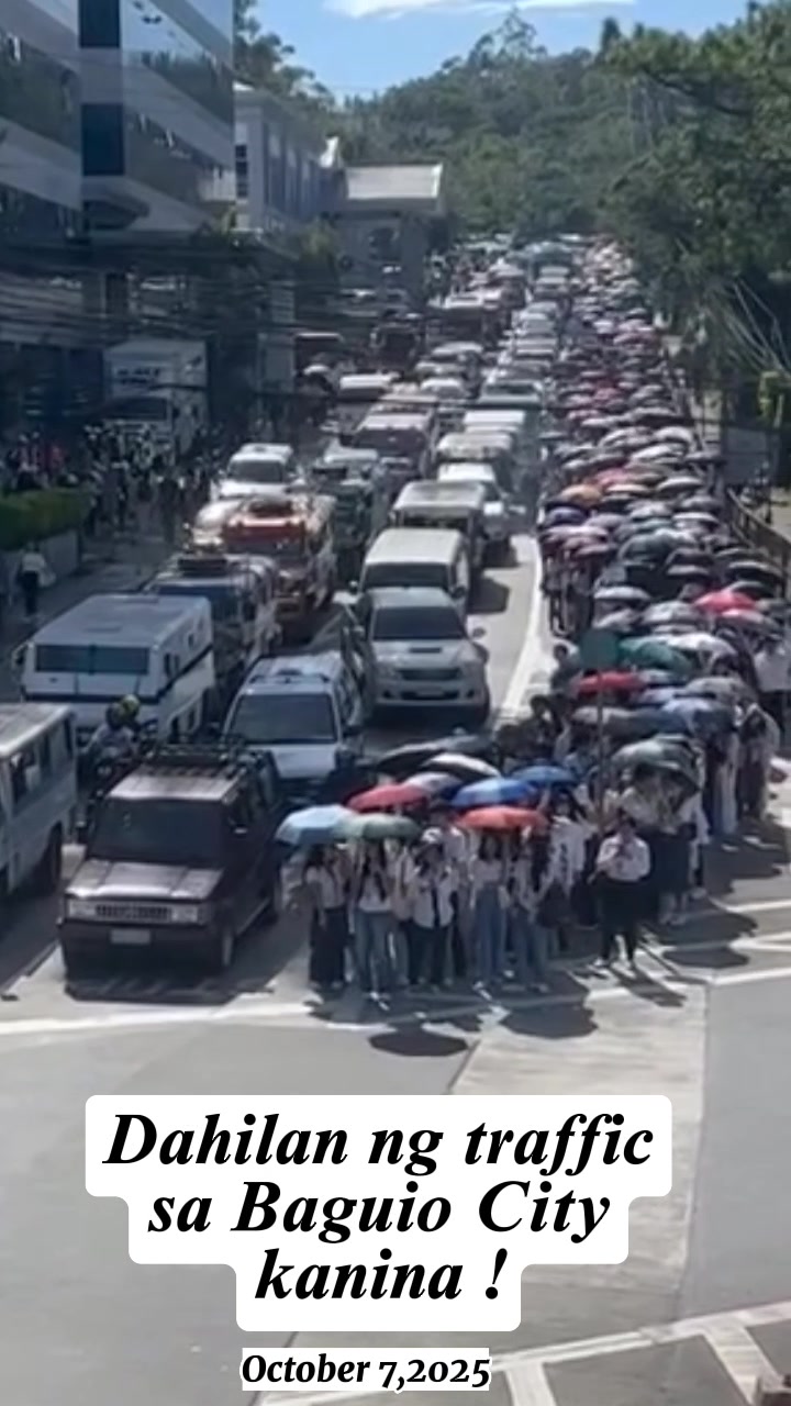 Dahilan ng traffic sa Baguio City kanina ! #rally #Rally2025 # ...