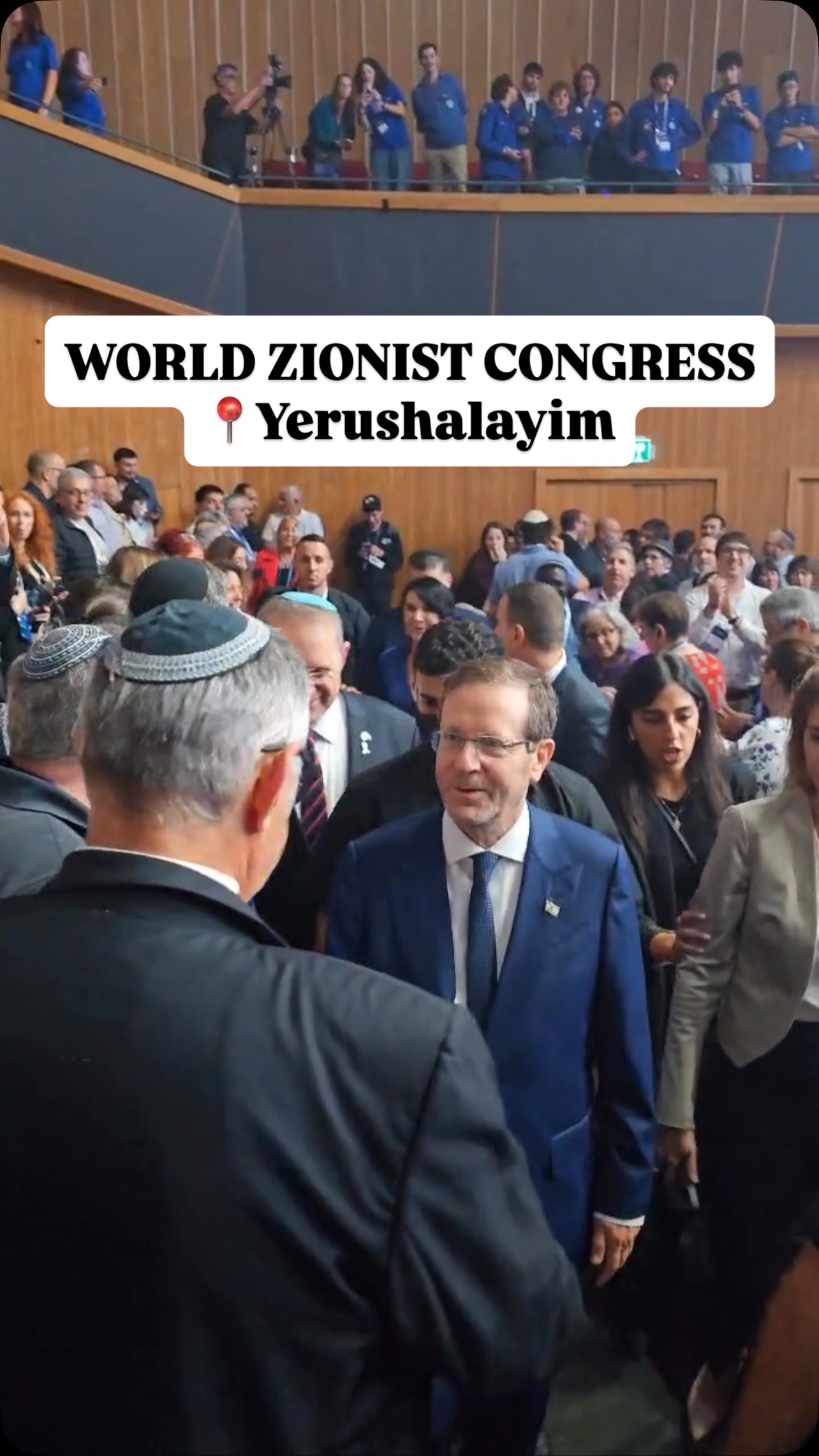 Final video from the World Zionist Congress in Israel And btw, it feels ...