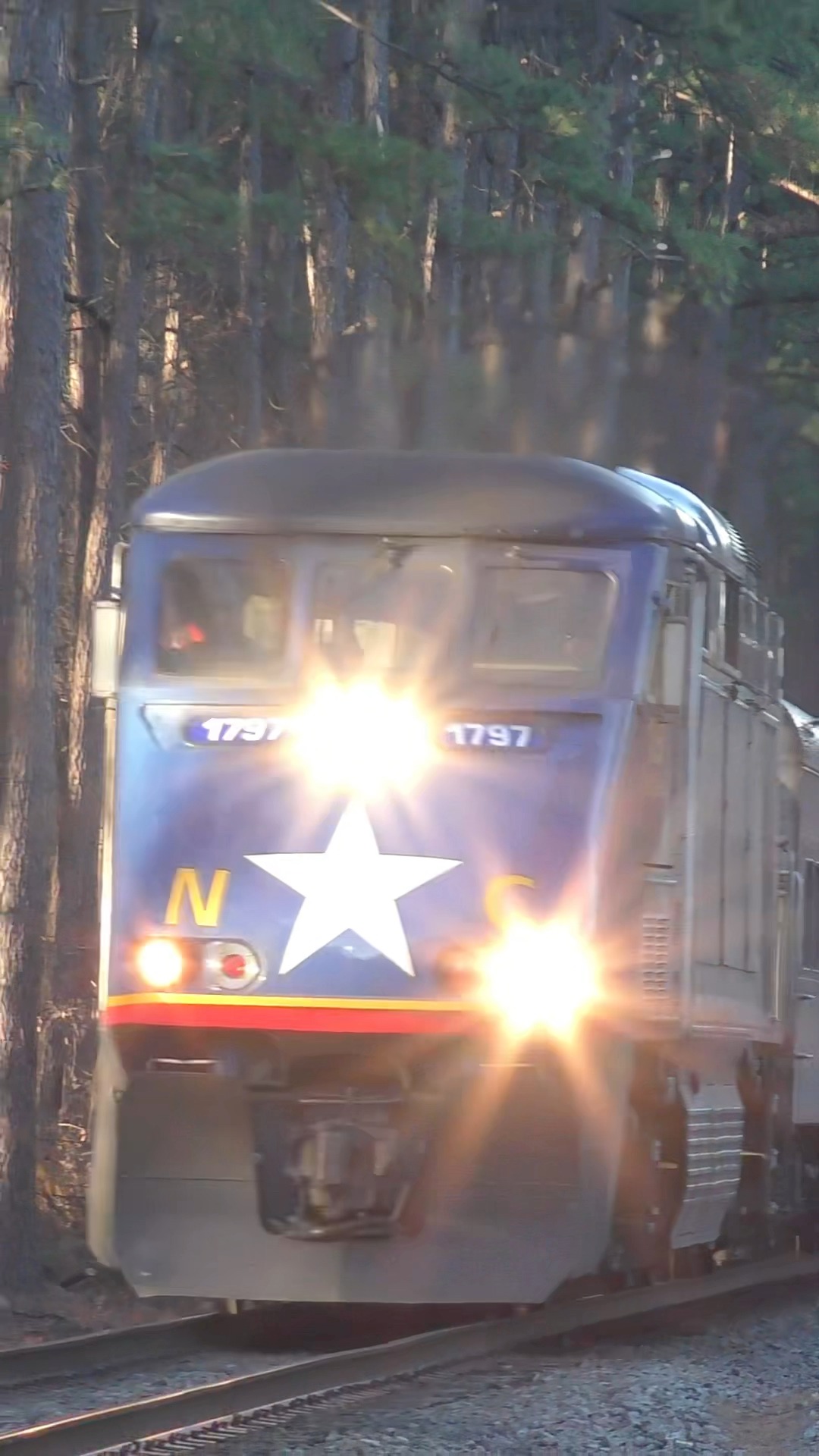 Norfolk Southern Train 24X at Track Speed in Jamestown, NC # ...