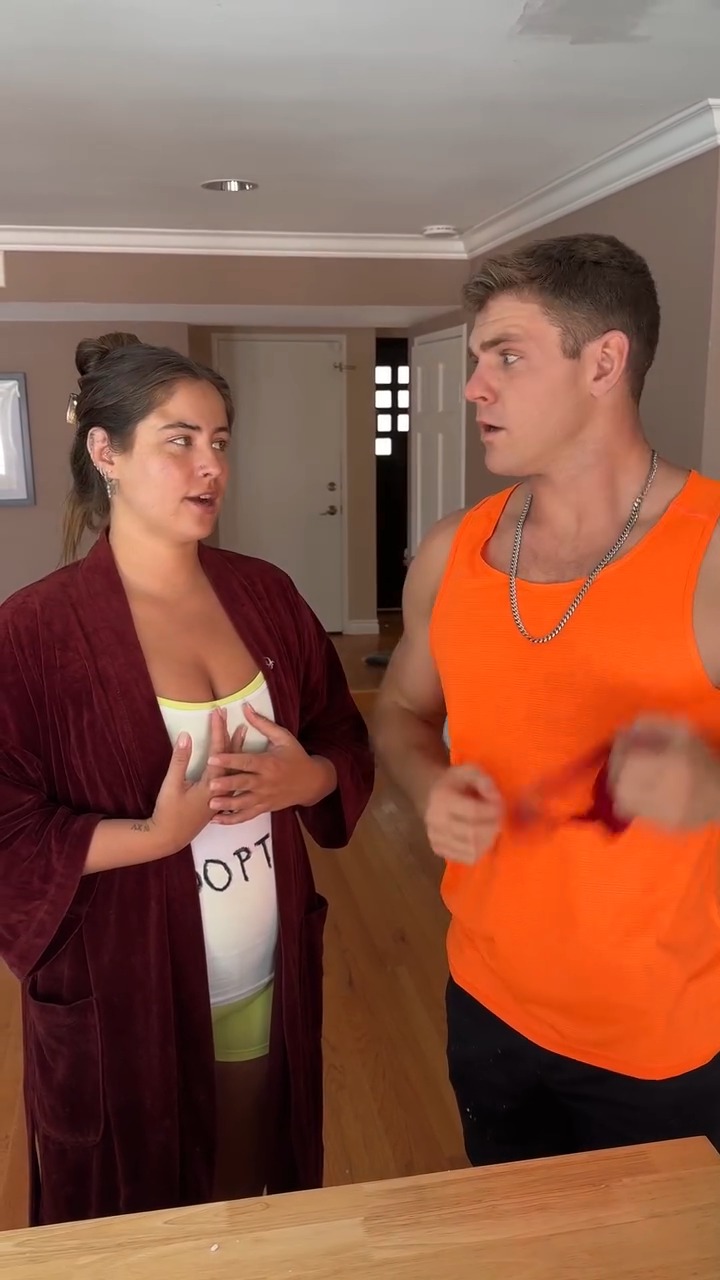 Brother has his life changed after he sees underneath his sister's robe ...