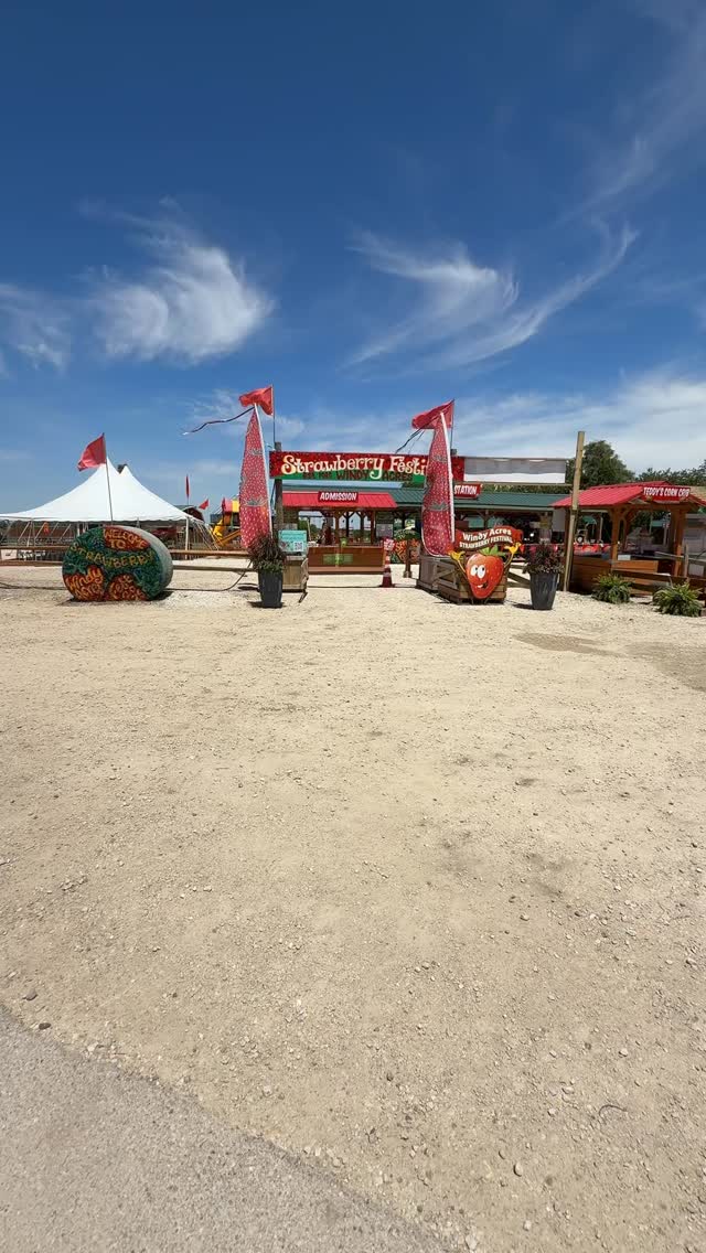 🎟️ Strawberry Festival fun is almost here 🍓☀️ From giant