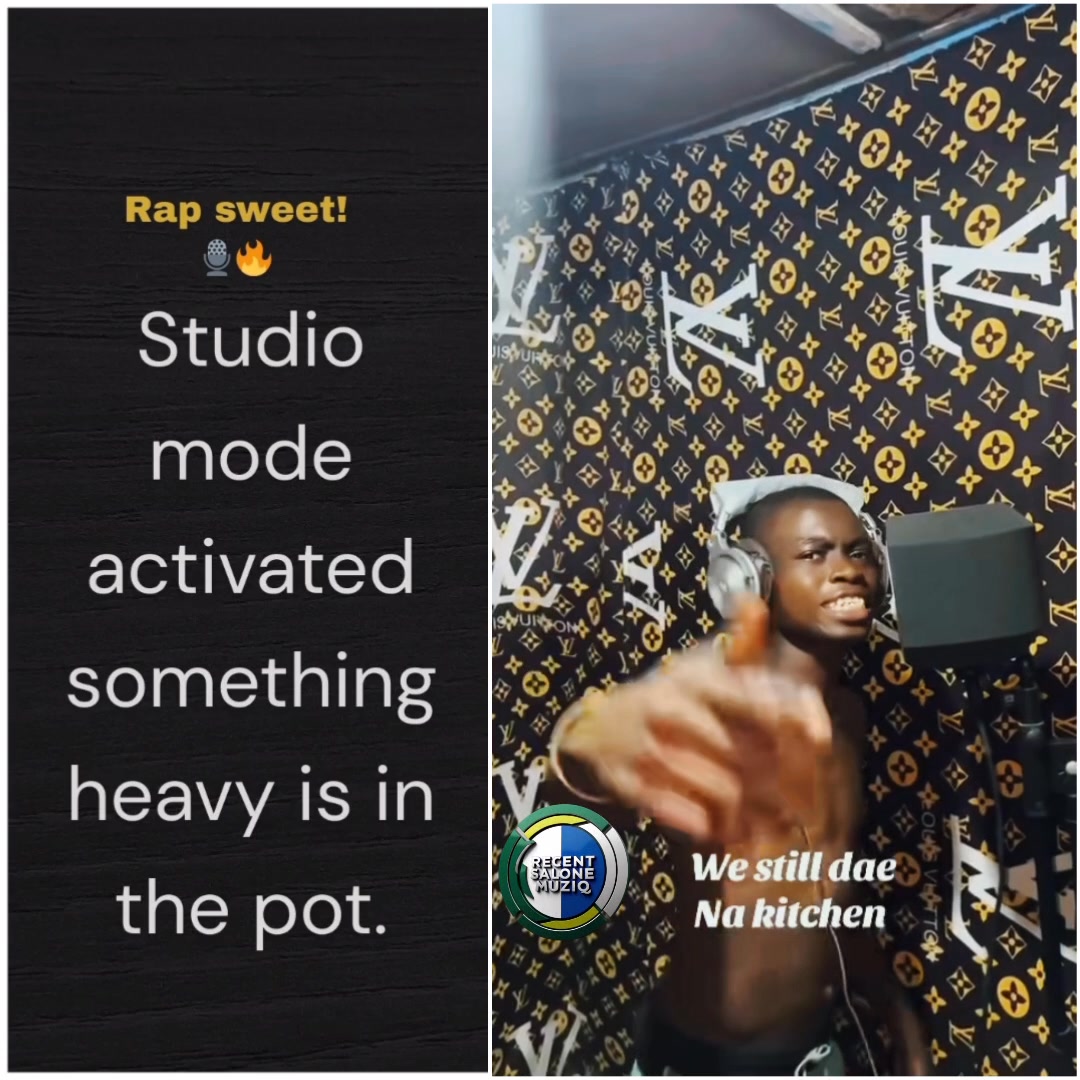 Rap Sweet drops a snippet straight from the studio 🎙️🔥 If this is just ...