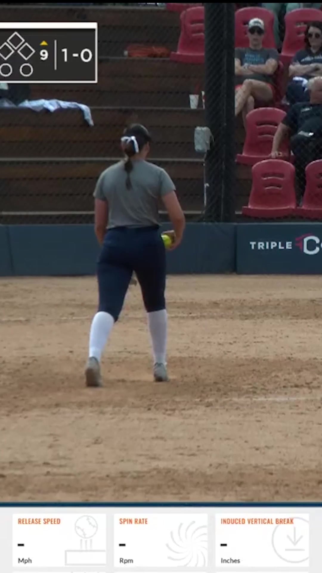A dropball that falls off the table — Sadie Kahl with -10.1” vertical ...