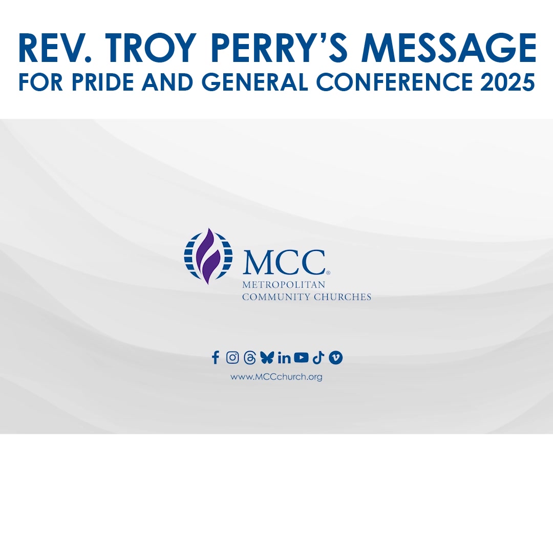 Rev. Troy Perry, the founder of Metropolitan Community Churches, has a ...