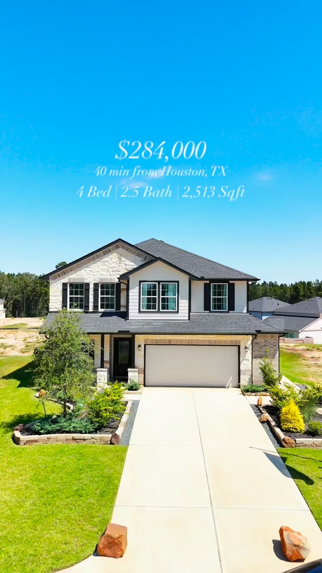 Brand New Homes Near Houston, Texas Starting at $282k 🔥 Comment “Home ...