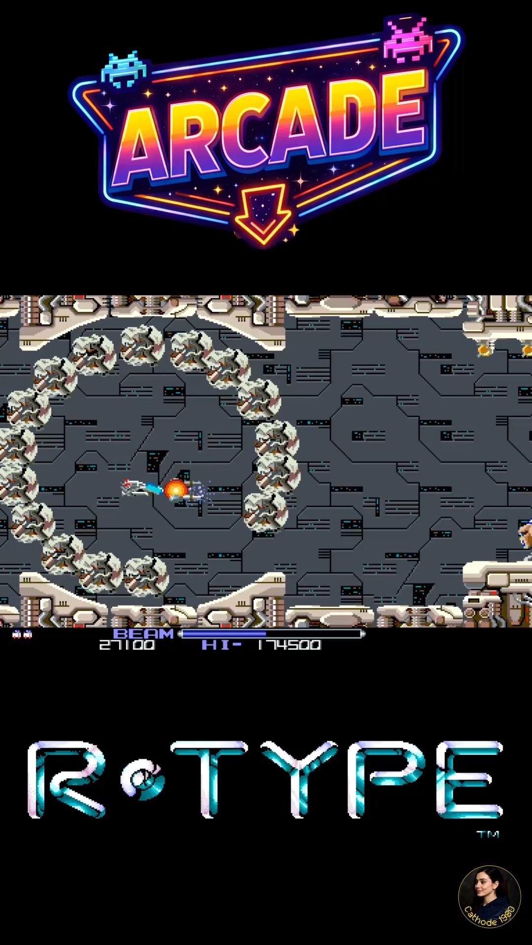 Prepare the Force pod 🚀 R-Type in the arcade was next-level—huge