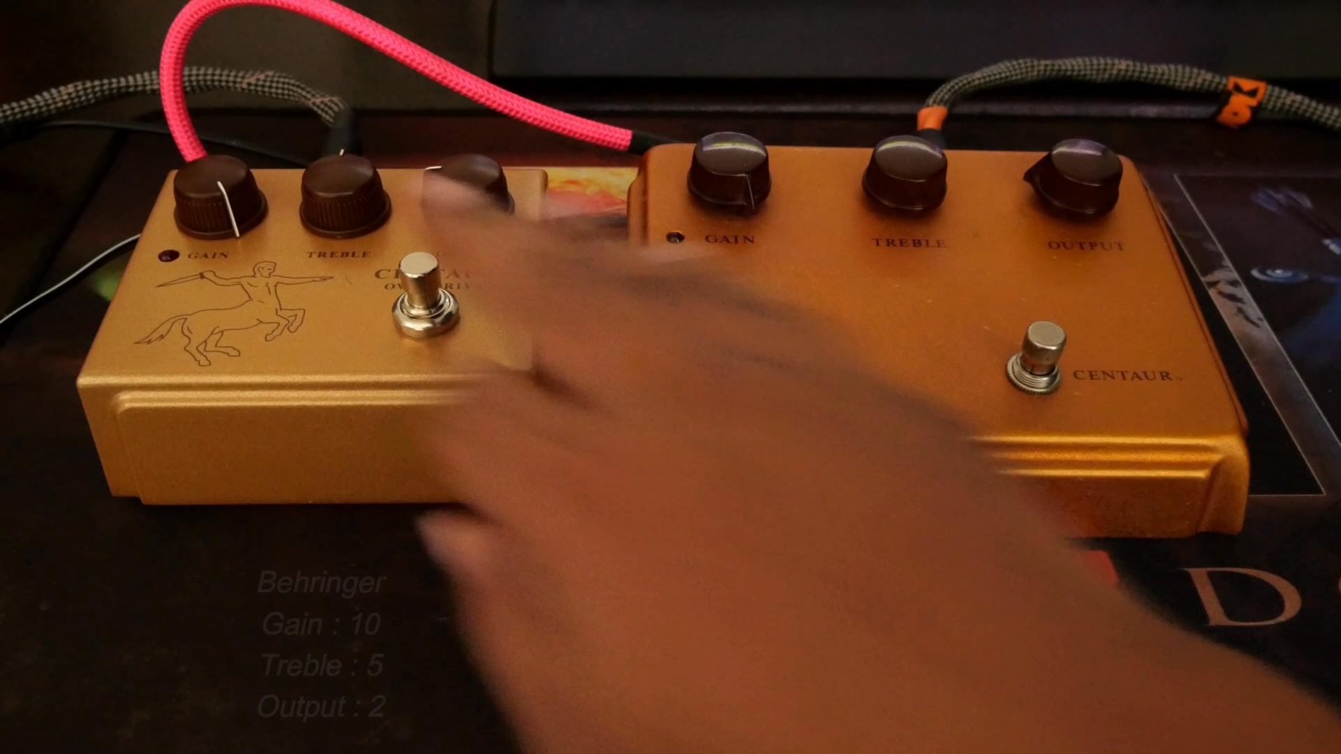 Behringer Centaur Overdrive - nobody did this before for sure