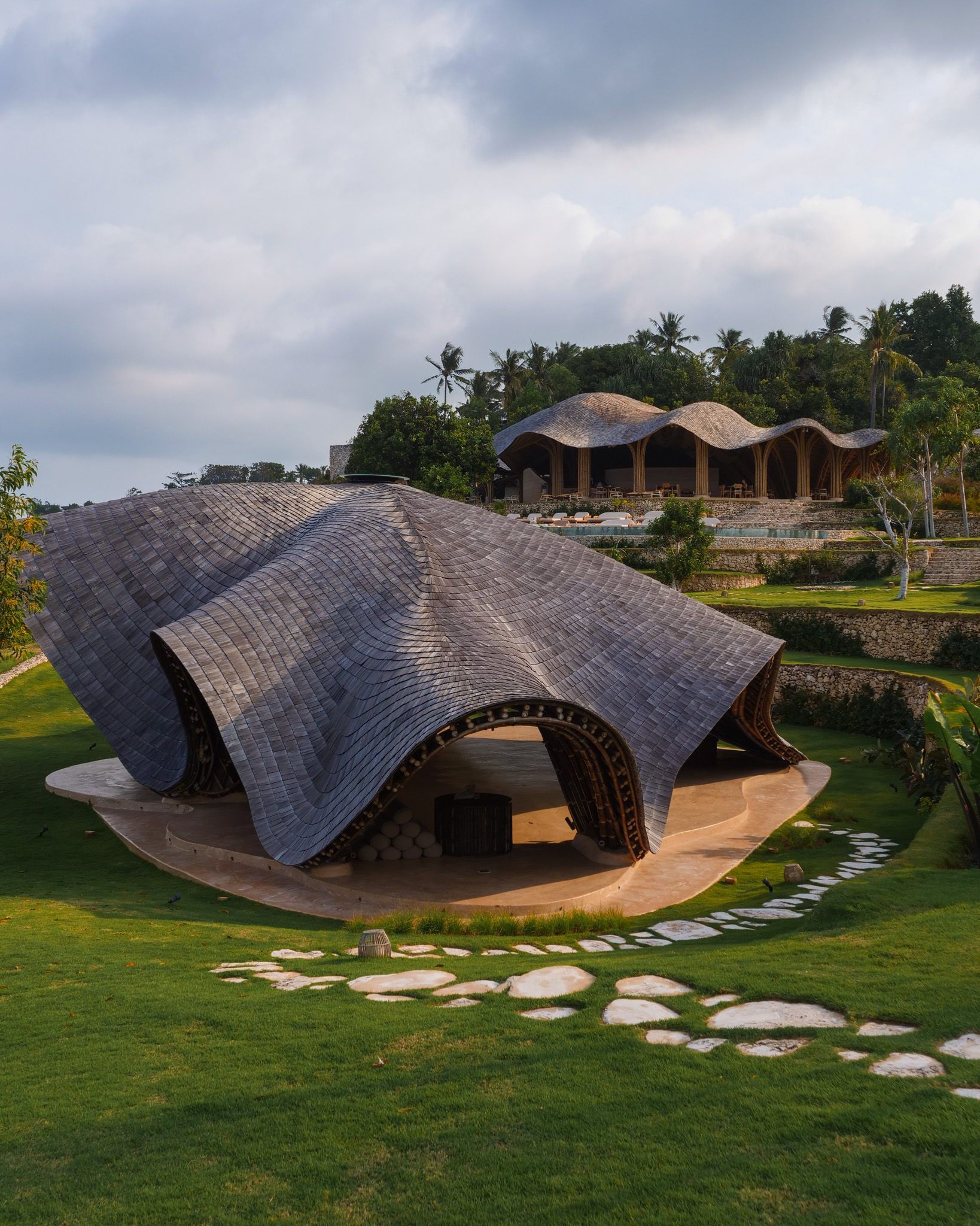 Manta Yoga Shala and Shell Restaurant, part of Intaaya Retreat, apply a ...