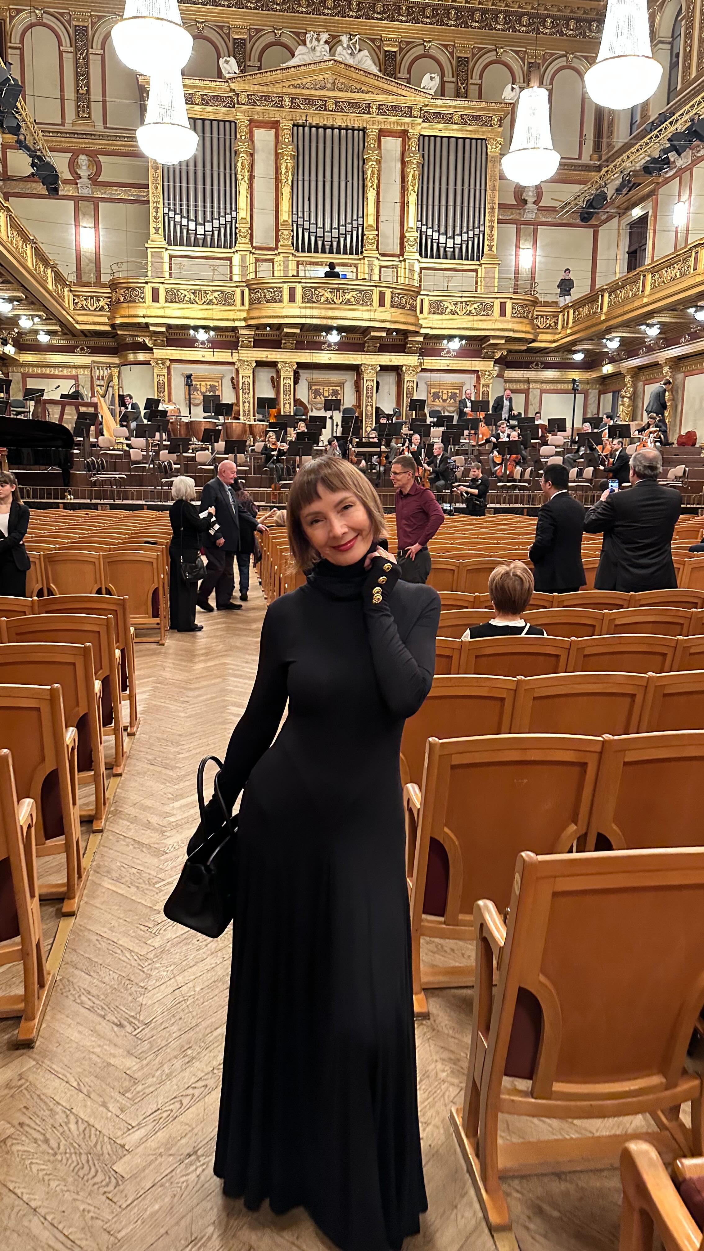 gold heels red dress Goldener Saal (Golden Concert Hall) at Musikverein in Vienna, Austria.💓 evening shoes for red dress