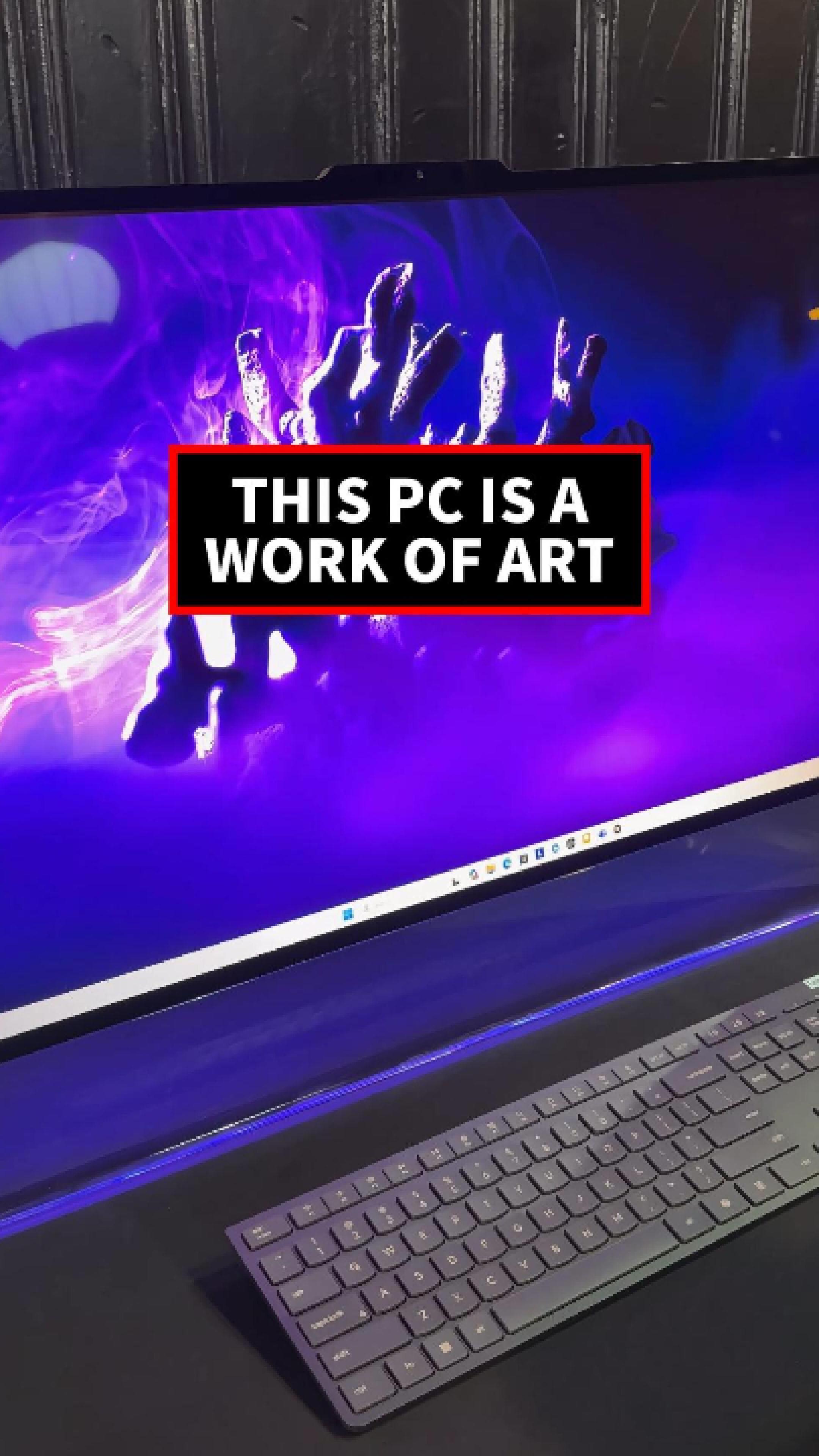 The Lenovo Yoga AIO Aura Edition is a genuine work of art that ...