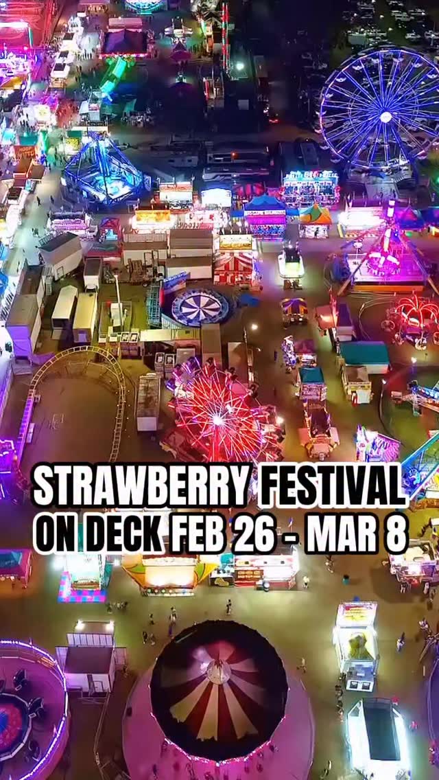 🍓Florida Strawberry Festival kicking off Feb 26th!🍰 🗓️February 26 ...