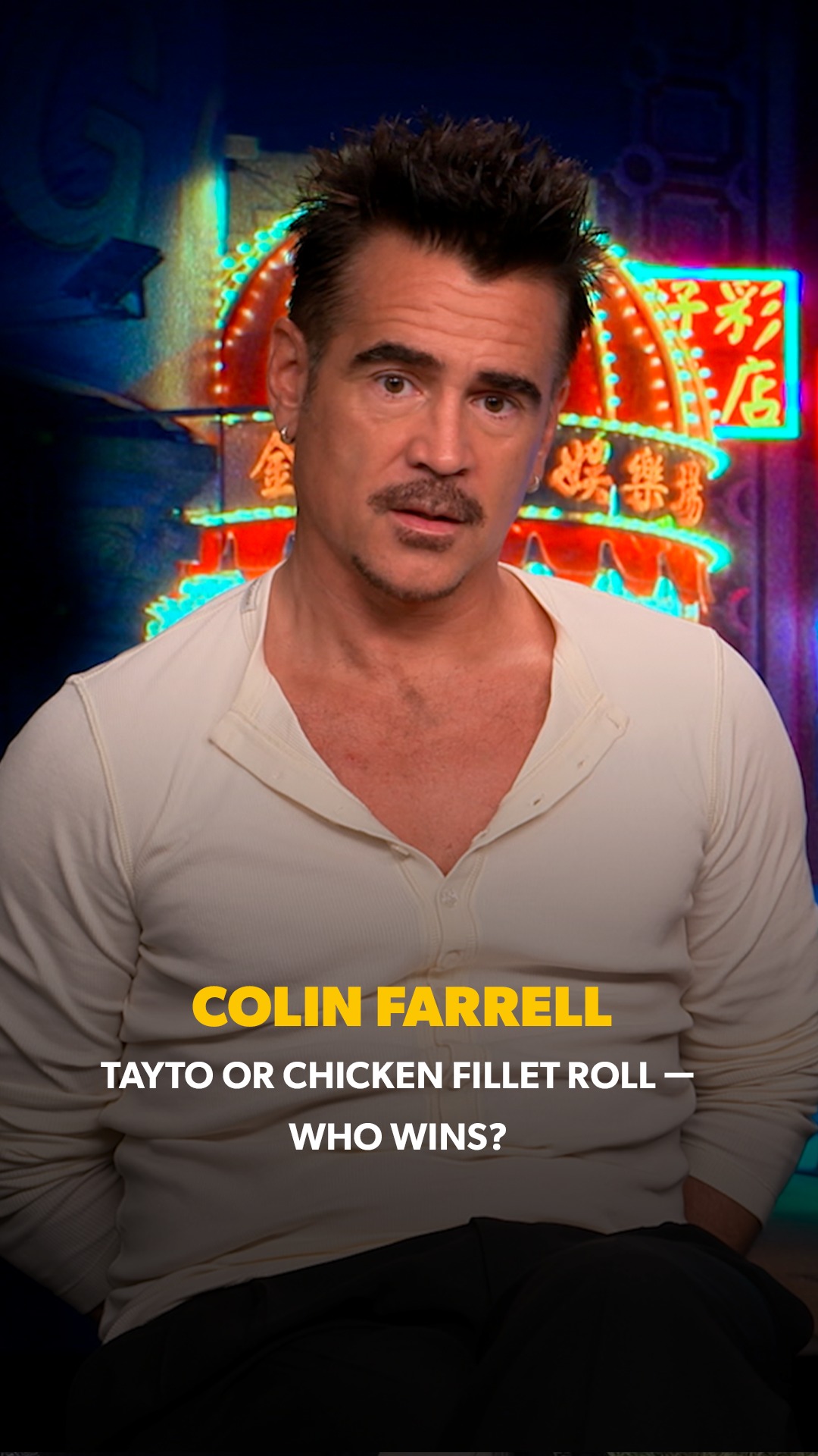 Ian gave Colin Farrell a packet of Tayto, so Dave’s upped the ante with ...