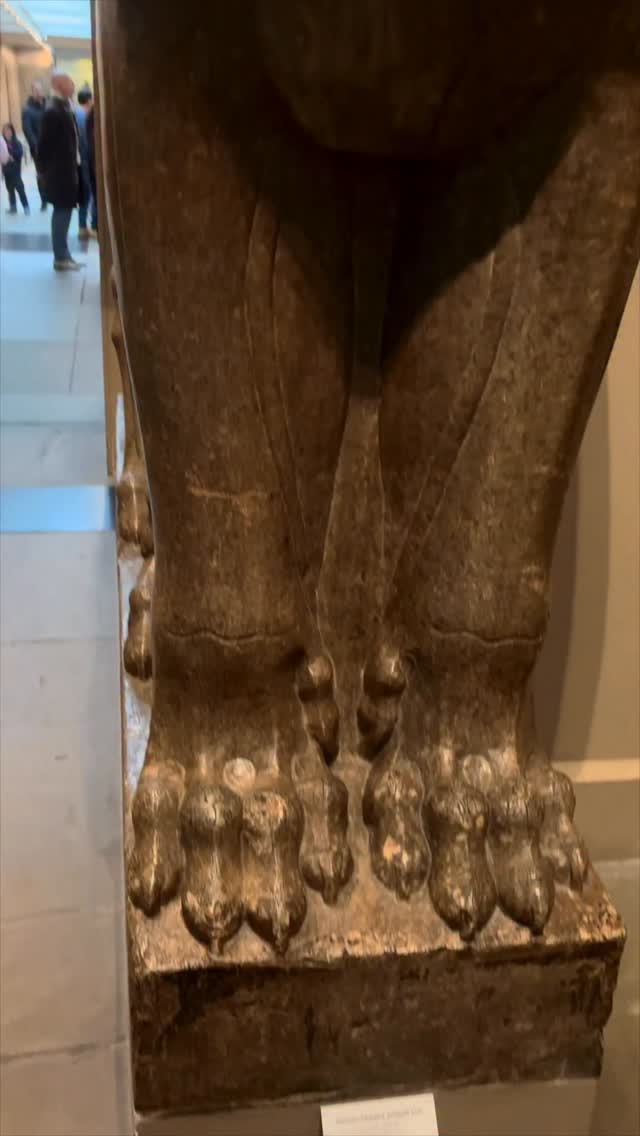 A Lamassu is a colossal Assyrian protective deity, depicted as a winged ...