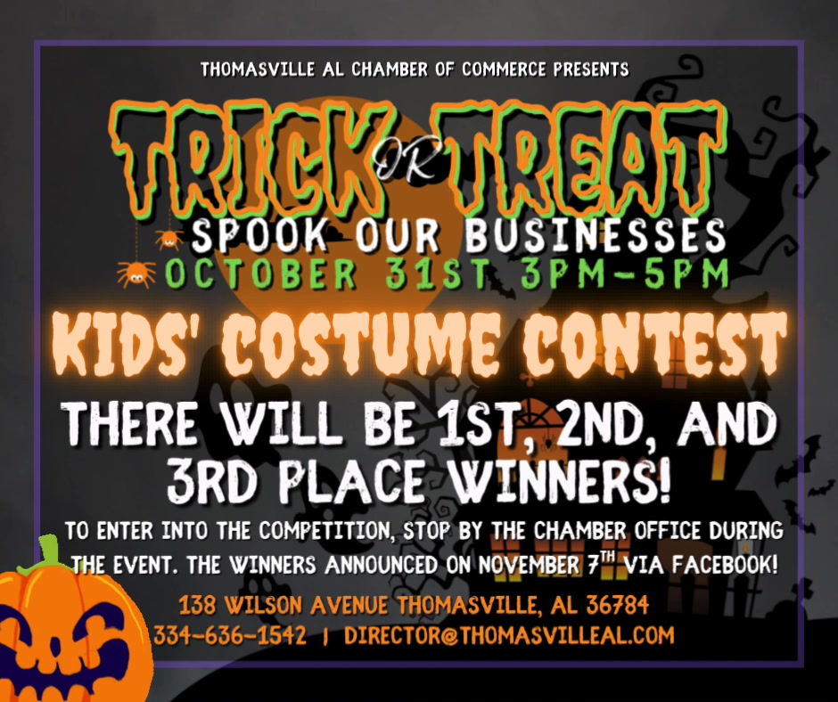 Don’t forget to swing by the Chamber Office during Trick or Treat Our ...