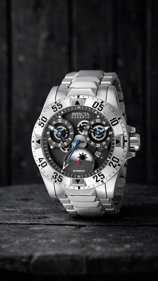 Invicta Reserve Excursion 47570 is a rugged, mechanical statement