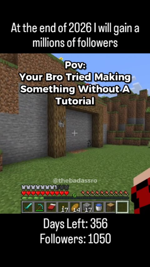 Day-10 The countdown to MILLIONS of Minecraft followers starts NOW! 🚀 ...