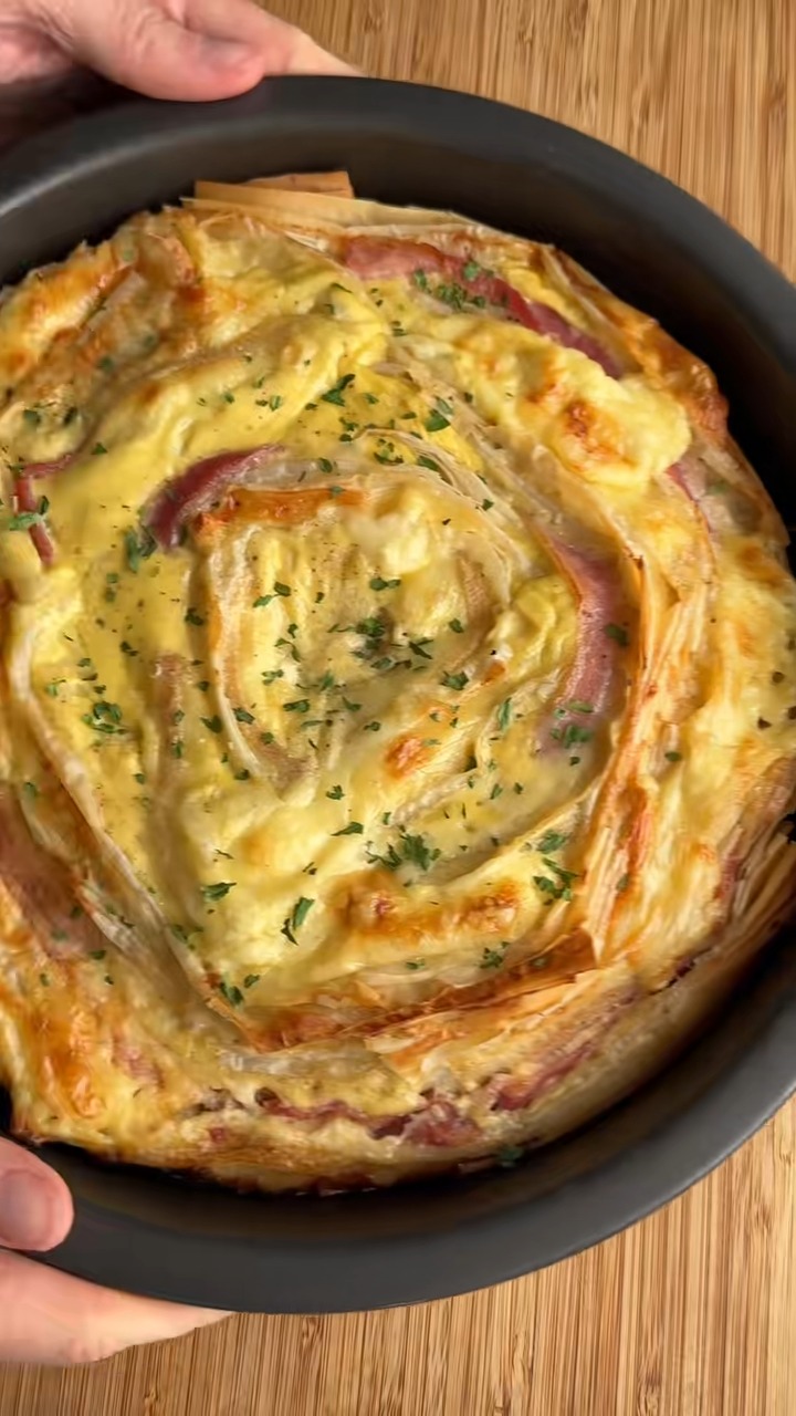Part 3 Tarte tourbillon à la raclette et au bacon 😋🥓 Pour réaliser ...