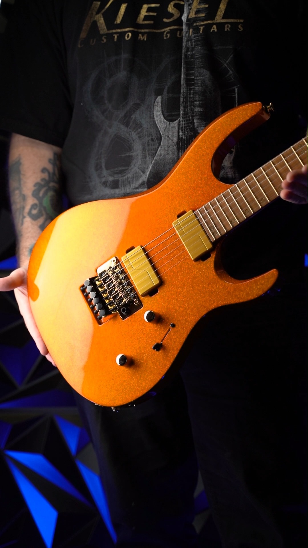 Kiesel - JB200 (Jason Becker Tribute series) in deep blue over