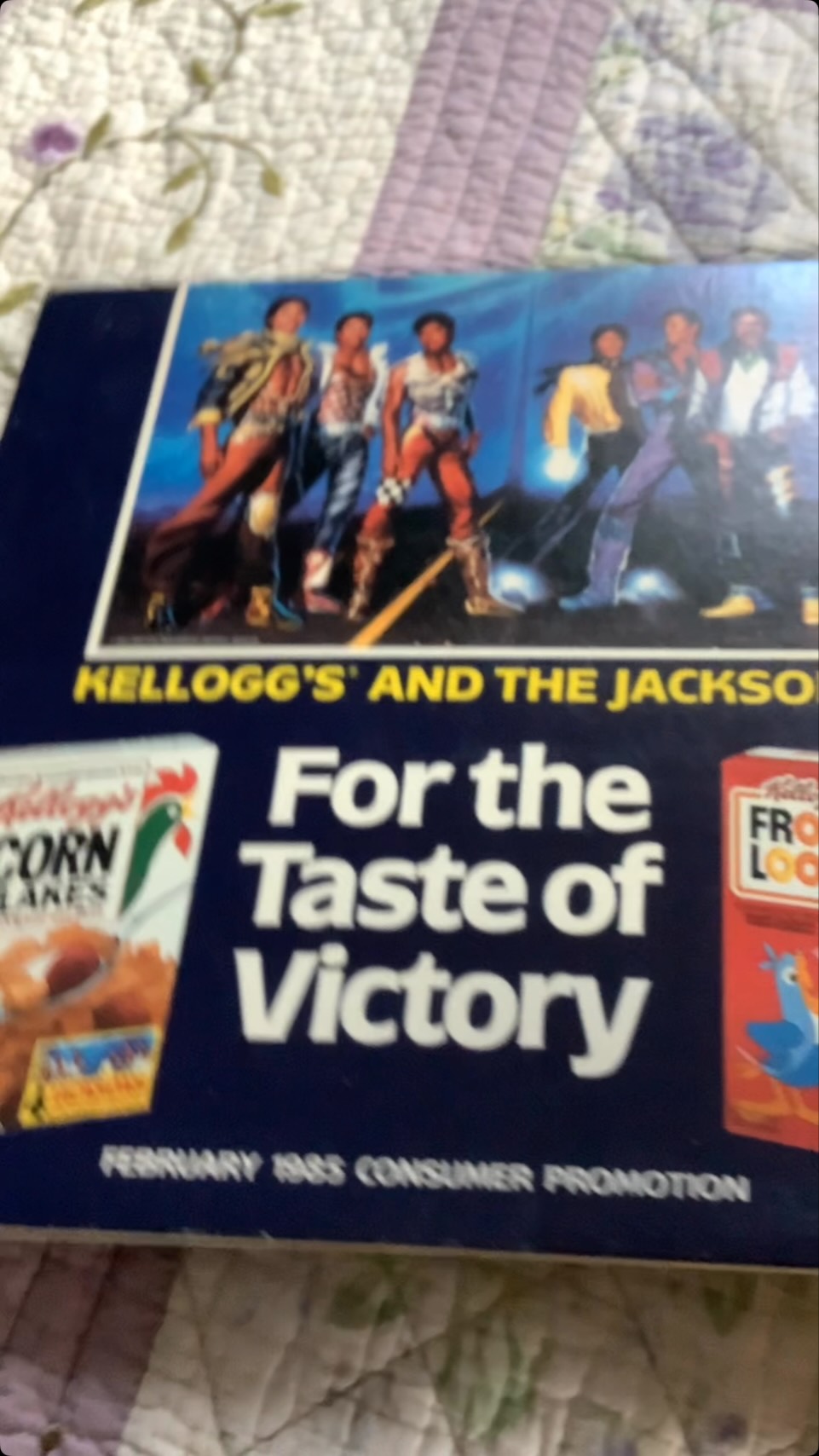 Michael Jackson and The Jacksons Rare Kellogg's Promo US picture