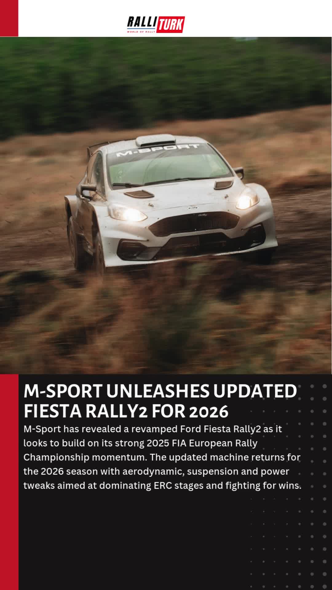 M-SPORT UNLEASHES UPDATED FIESTA RALLY2 FOR 2026 | M-Sport has revealed ...