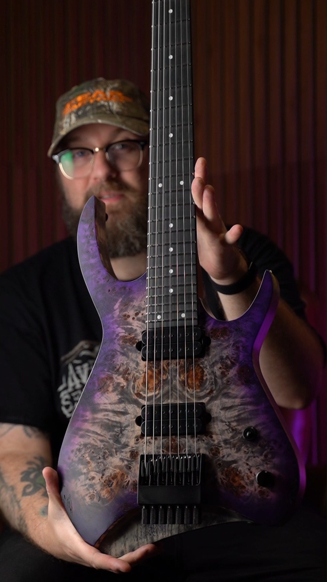 Kiesel - Dc127 in deep aquaburst over flamed maple top with Kiesel