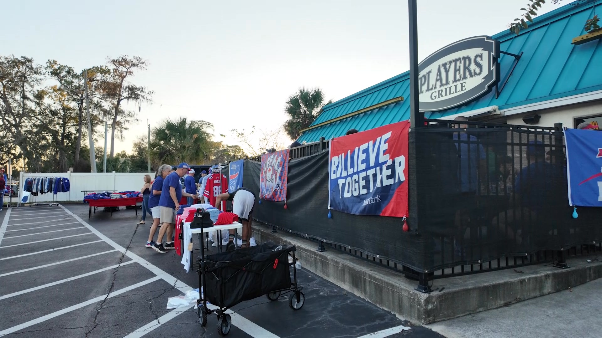 Bills fan Scott Mills was raised in Buffalo, but now lives in Florida ...