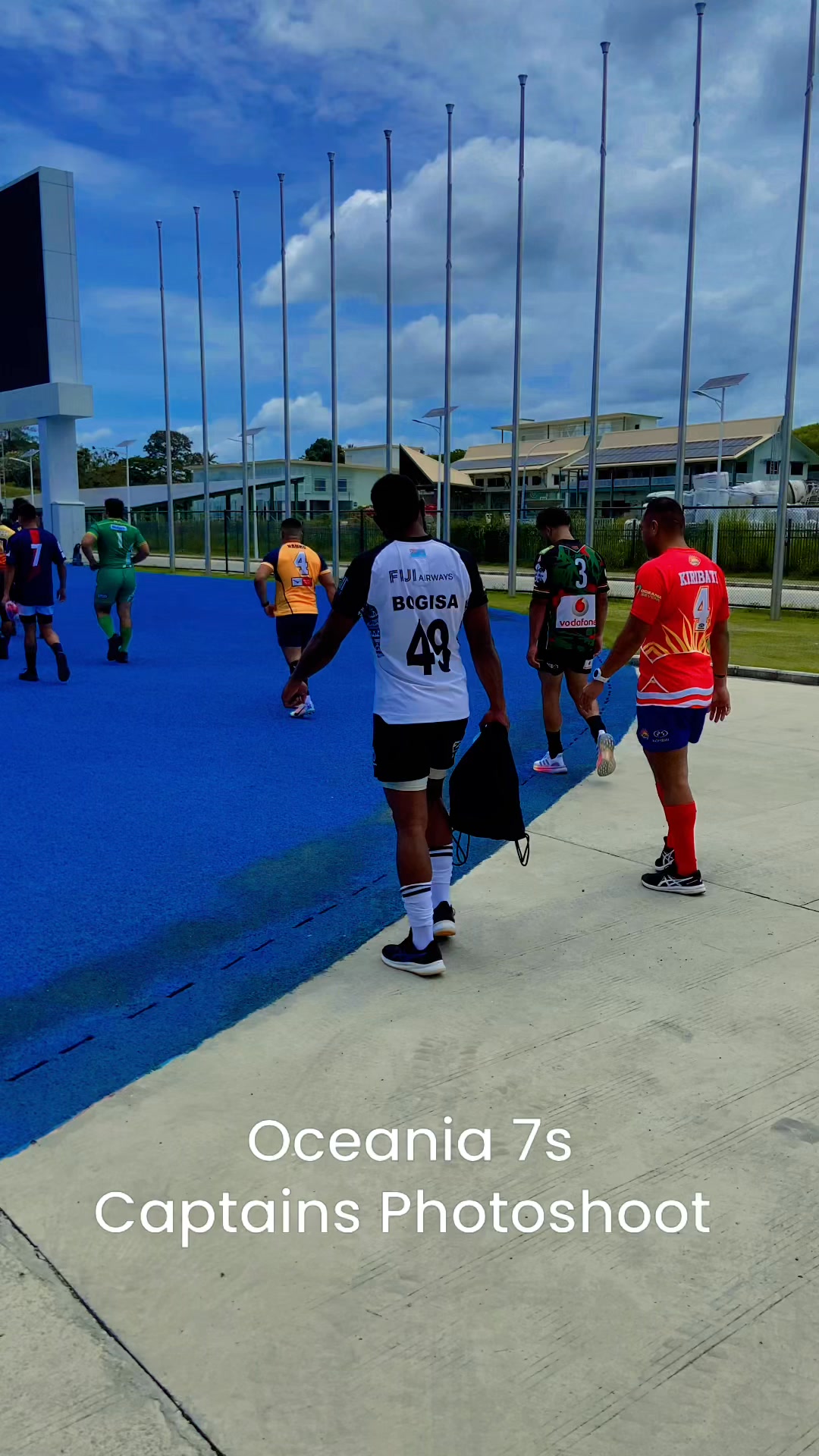 Participating teams from Oceania gathered at the National Stadium in ...