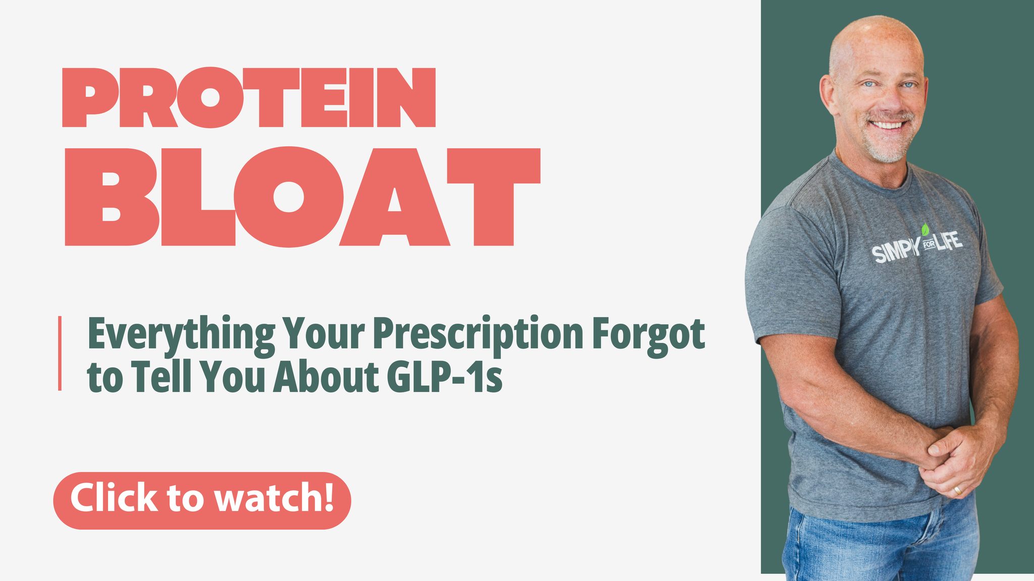Using protein powder while taking a GLP-1? Bruce shares 5 simple tips to help reduce bloating and support better digestion., Follow along for more daily GLP-1 tips and nutrition insights! 🌱