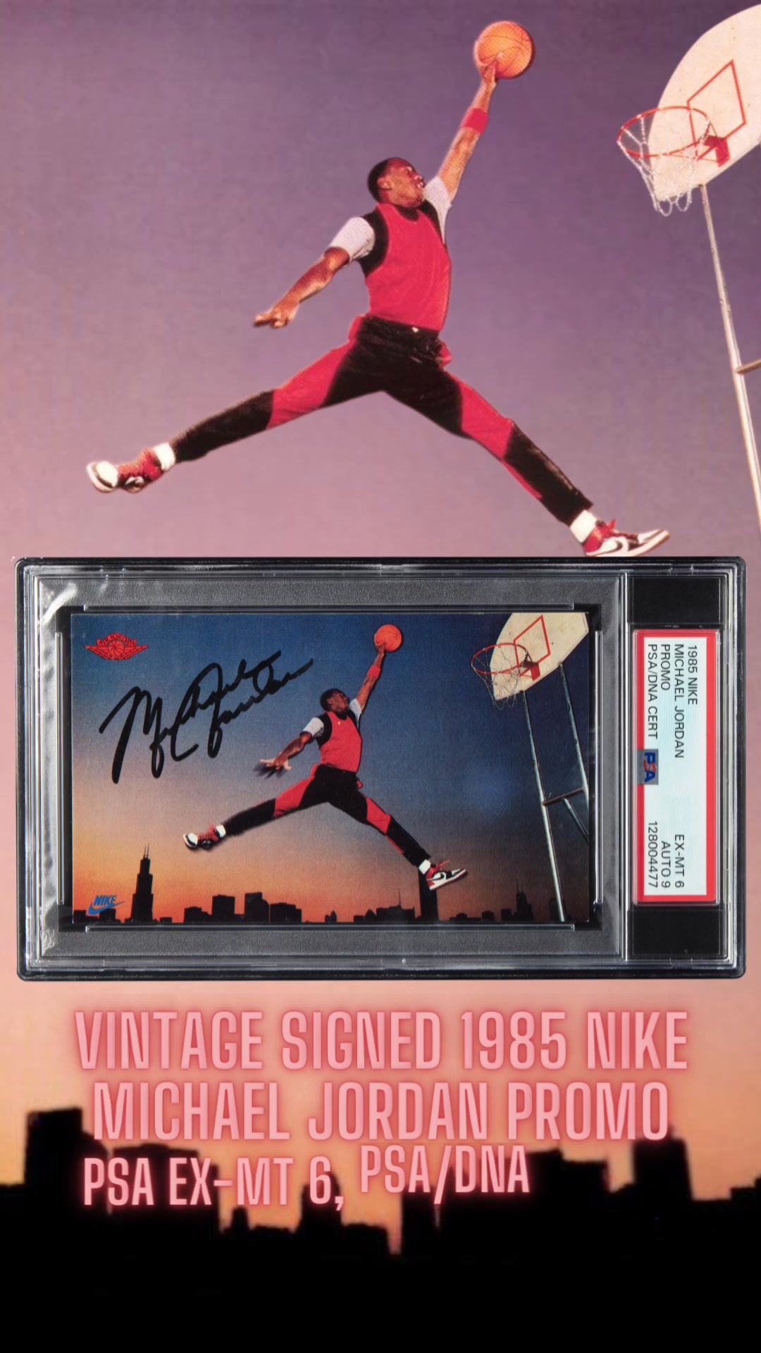 The 1985 Nike Promo was issued to celebrate the release of the now ...