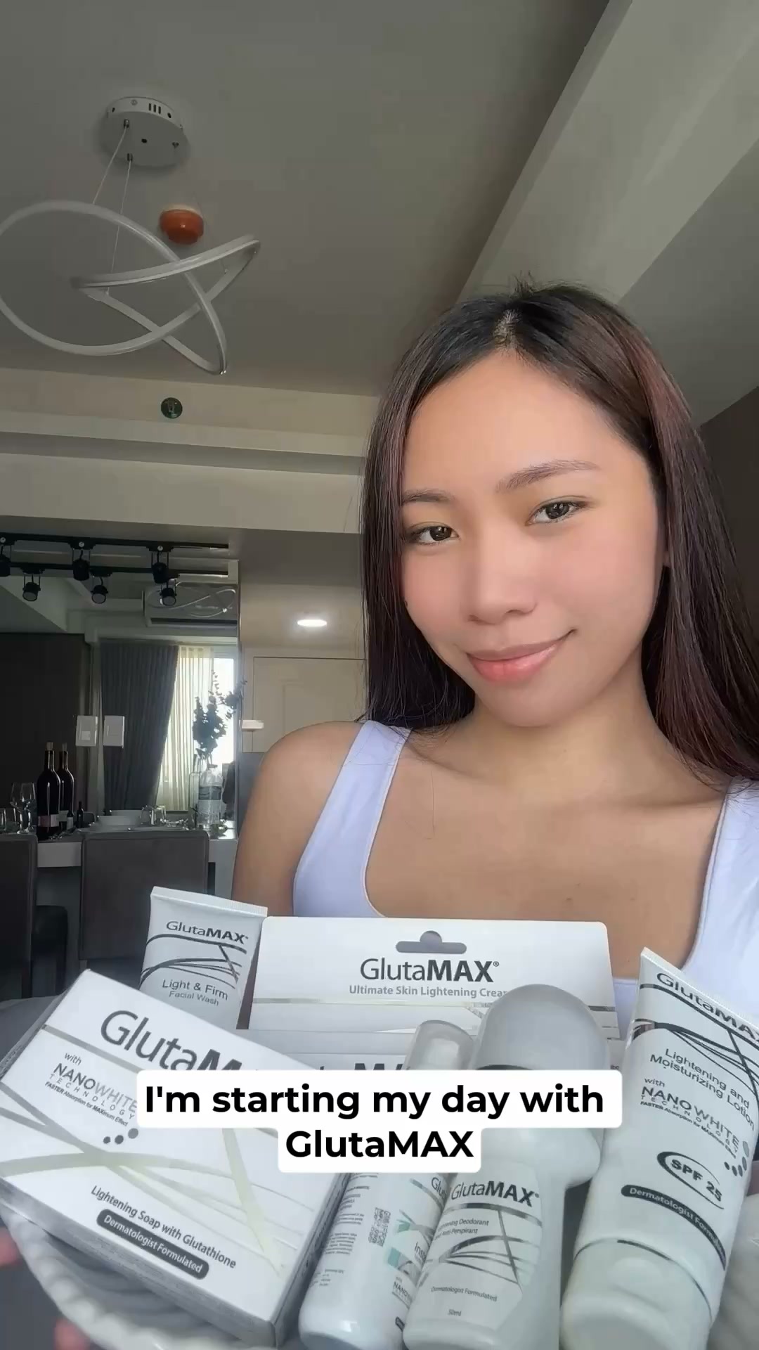 glutamax lightening lotion with glutathione What’s in my morning skincare routine? ✨ , My everyday essentials the Skincare System 🤍, START YOURS NOW!, Shopee: https://shopee.ph/glutamaxofficial, Lazada: type:moisturizer-cream