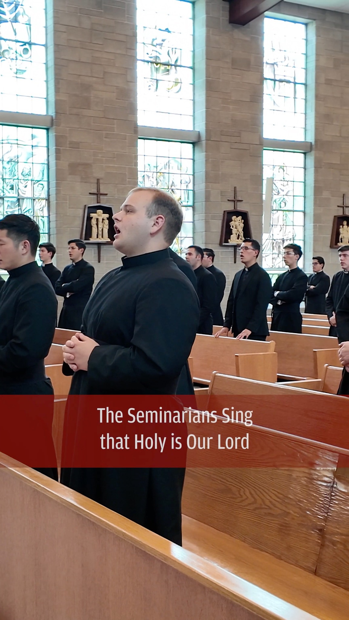 The Seminarians Sing that Holy is Our Lord | LC Cheshire | Facebook