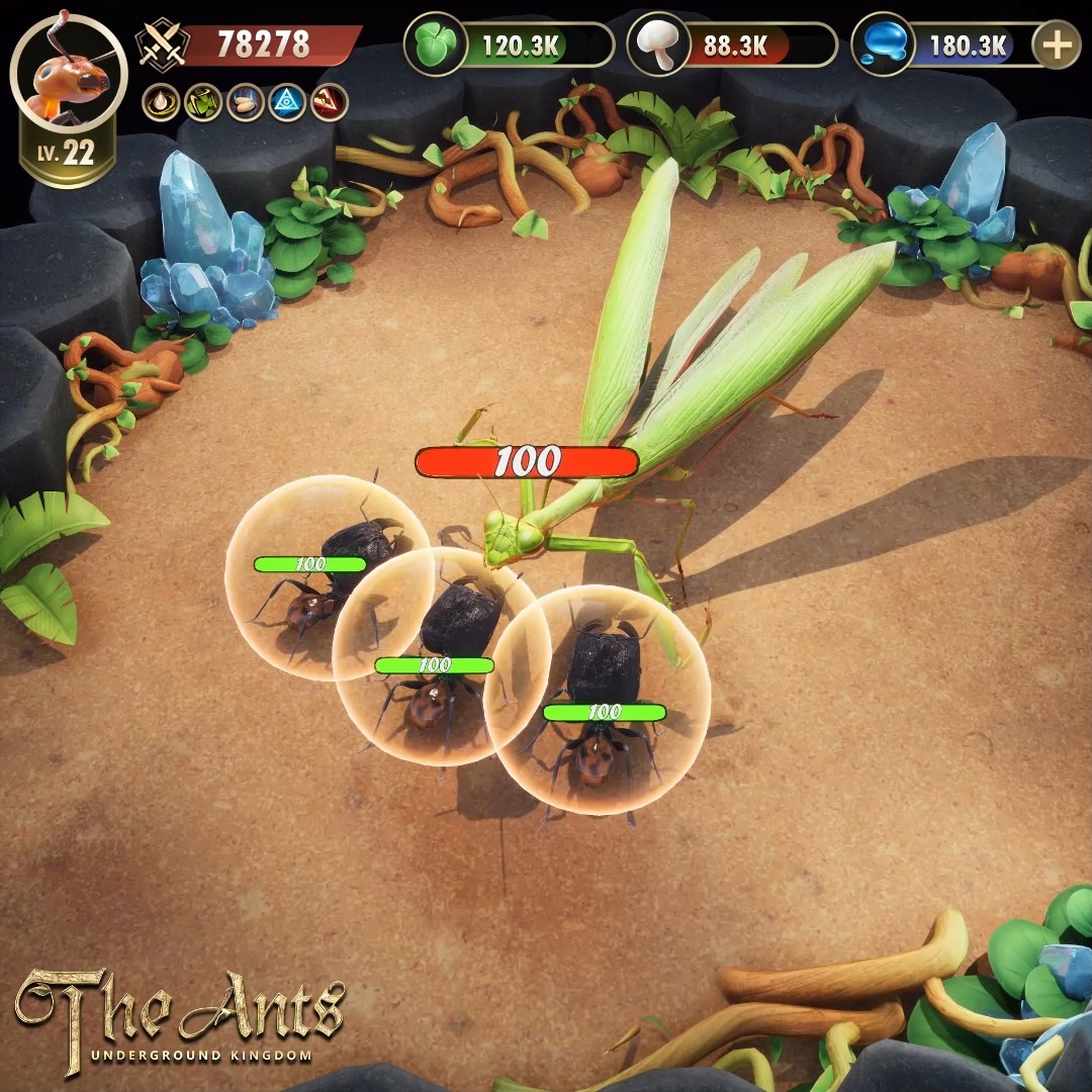 Can you beat our distance in a game of Heroic Ants? Free to play