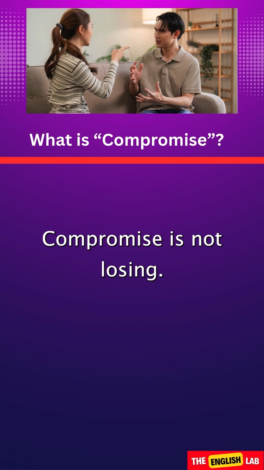 Compromise is not losing yourself. It’s understanding each other and ...