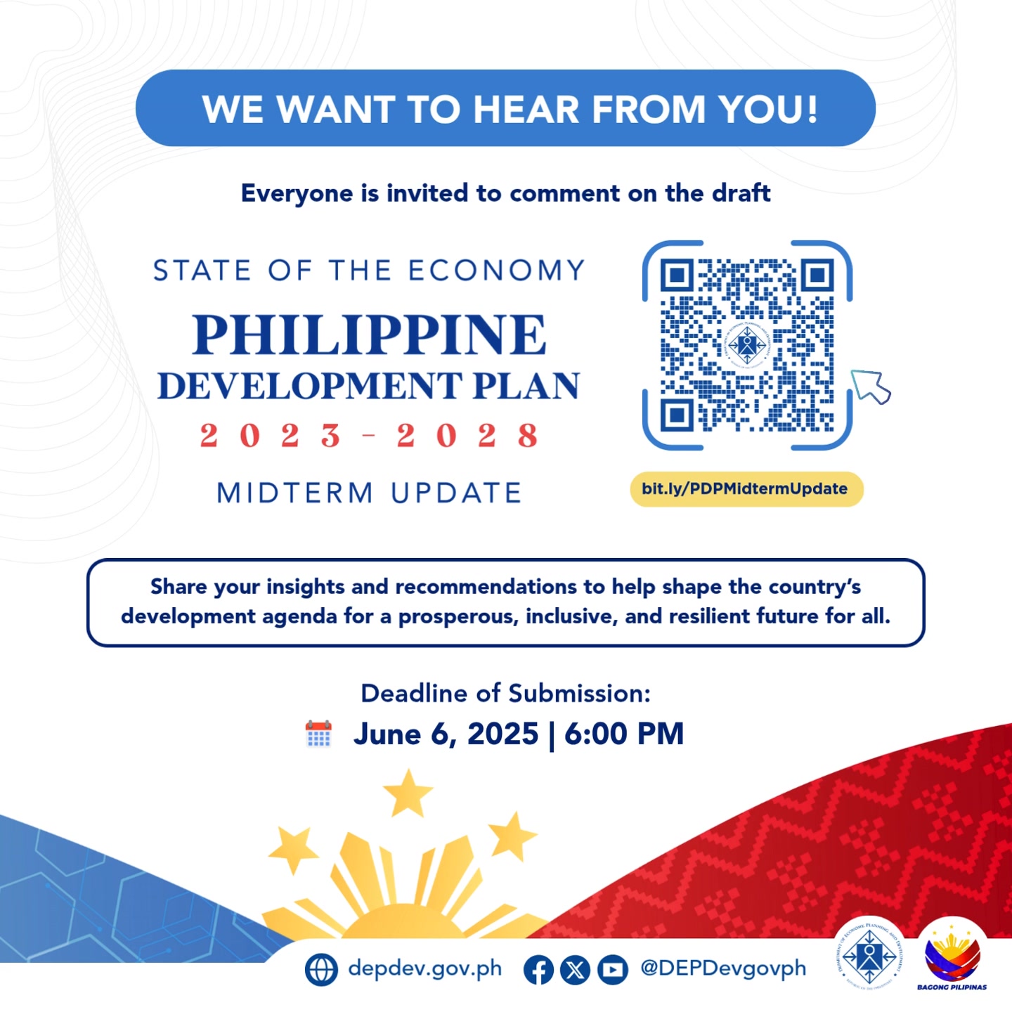 𝐒𝐓𝐀𝐓𝐄 𝐎𝐅 𝐓𝐇𝐄 𝐄𝐂𝐎𝐍𝐎𝐌𝐘: 𝐏𝐇𝐈𝐋𝐈𝐏𝐏𝐈𝐍𝐄 𝐃𝐄𝐕𝐄𝐋𝐎𝐏𝐌𝐄𝐍𝐓 𝐏𝐋𝐀𝐍 (𝐏𝐃𝐏) 𝟐𝟎𝟐𝟑-𝟐𝟎𝟐𝟖 ...