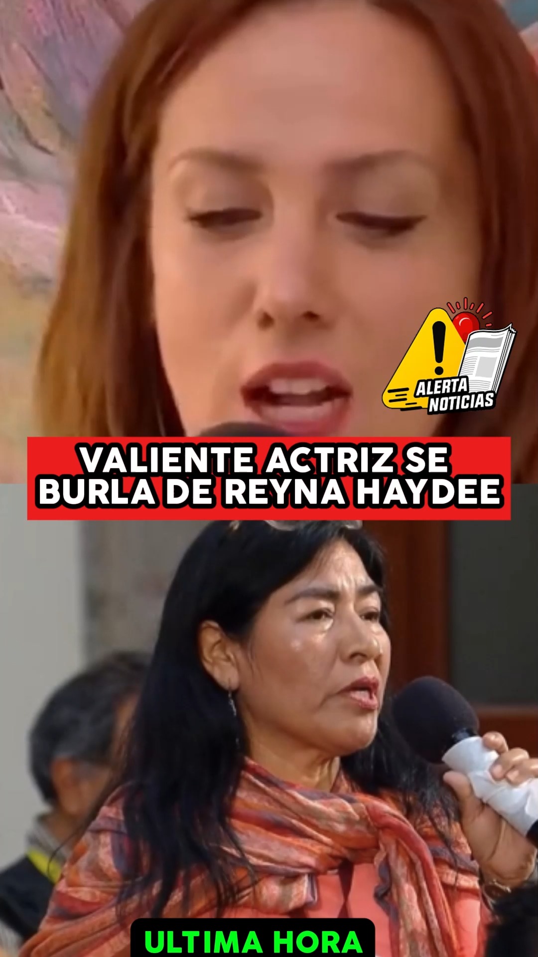 VALIENTE ACTRIZ SE BURLA DE REPORTERA ENFADOSA MIRA | Alerta Mexico YT ...