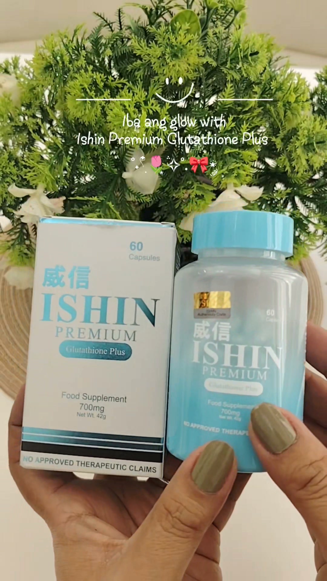 ishin premium glutathione Iba ang glow with Plus., https://vt.tiktok.com/ZS9kr7ssjVYQG-JTlgB/, https://s.shopee.ph/7psR8ECM5z, #ishin #ishinBeauty #ishinpremiumGlutathionePlus #skincare #antioxidant Height:2mm Effect of xanthan gum green tea collagen drink powder