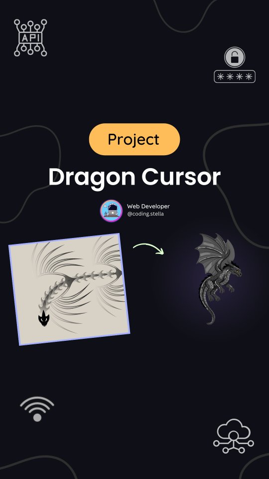 Dragon Animation Interactive Cursor using HTML JS ☠️🤯 Next Level Cursor ...