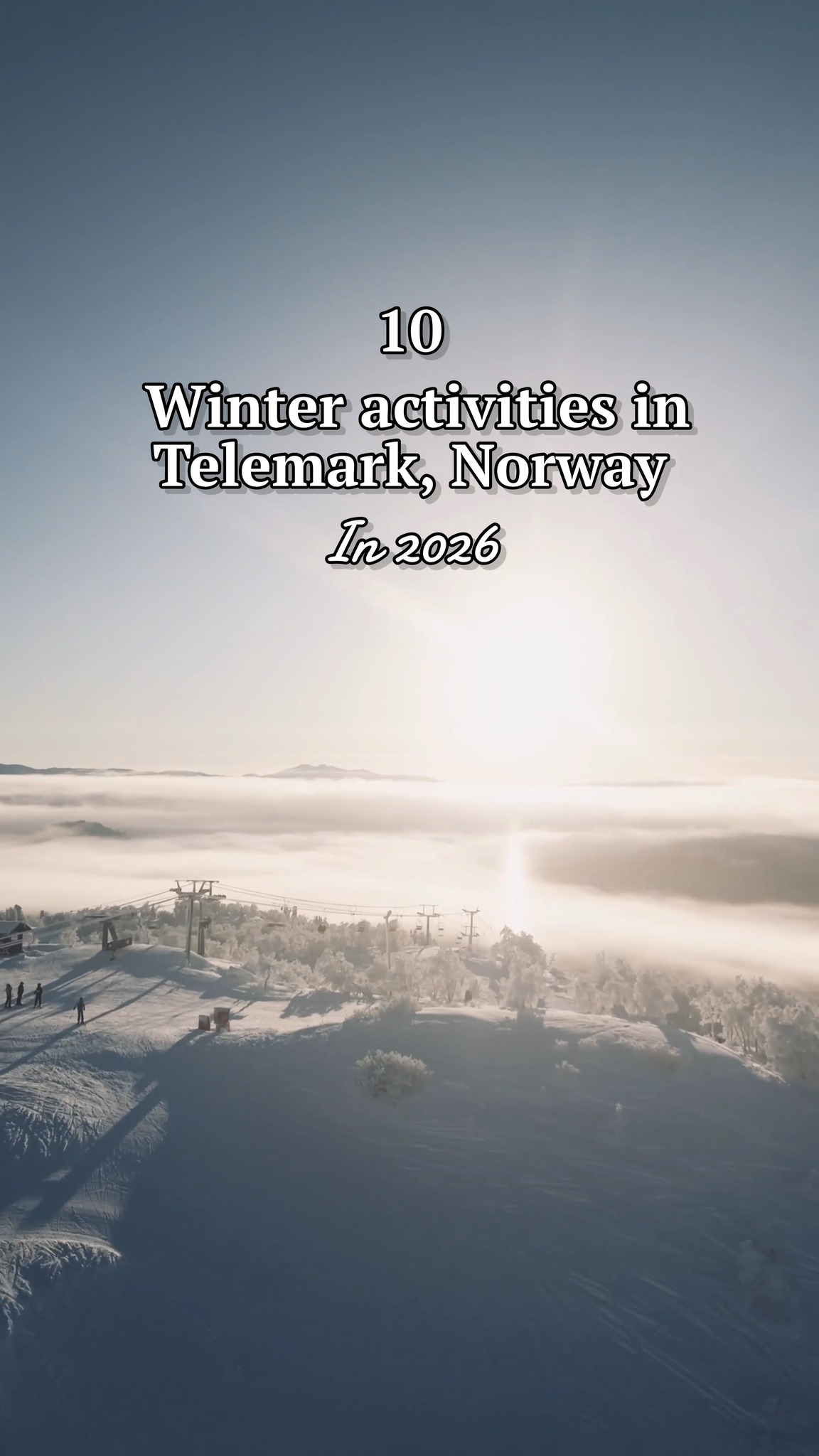 ️ Telemark viser seg fra sitt beste i vinterferien.🙌☃️💙 Hvilken av ...