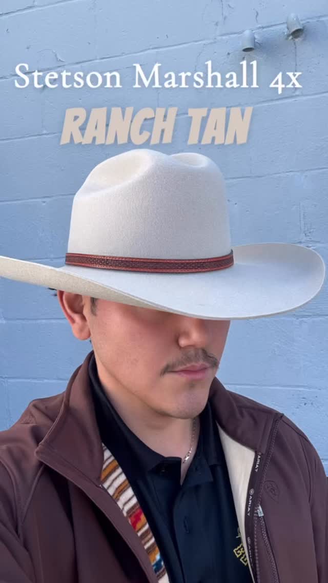 Stetson Marshall 4X Ranch Tan Fur Felt Western Hat