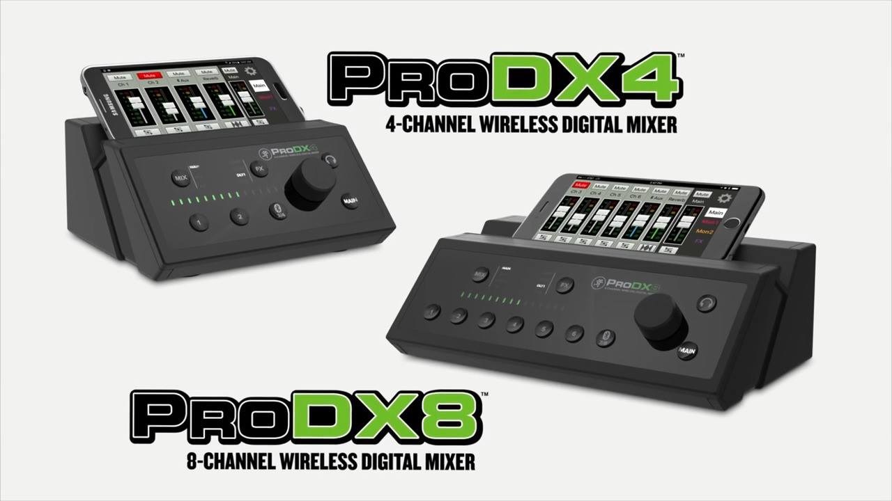 ProDX Series mixers bring powerful wireless digital mixing and