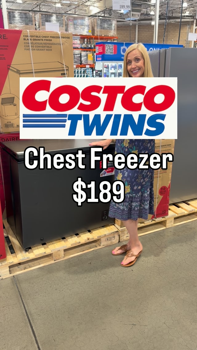 $189 is such a great price for this garage ready chest freezer at