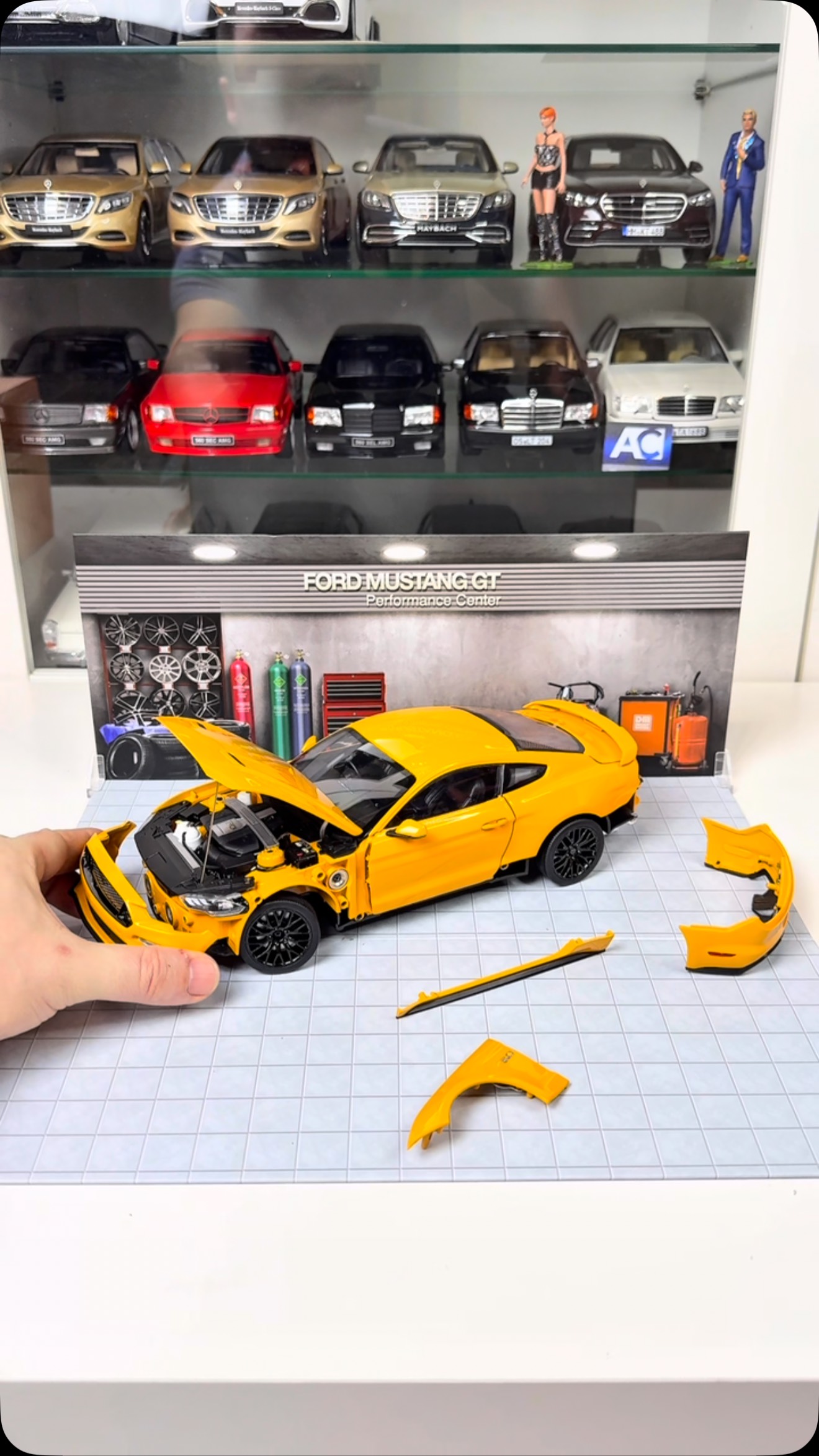 Diecast Masters 2019 Ford Mustang GT custom model