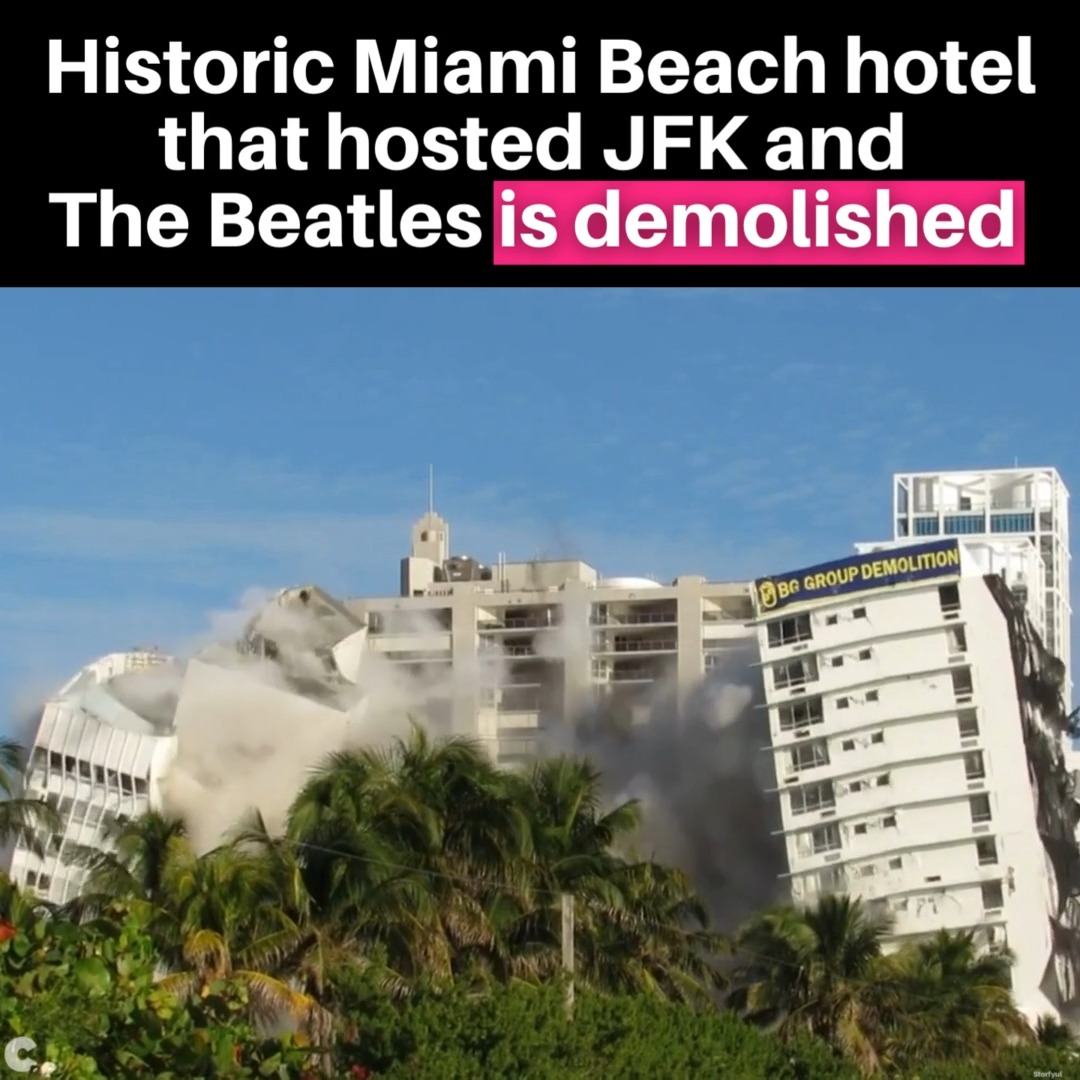 Historic Miami Beach hotel that hosted JFK and The Beatles is ...