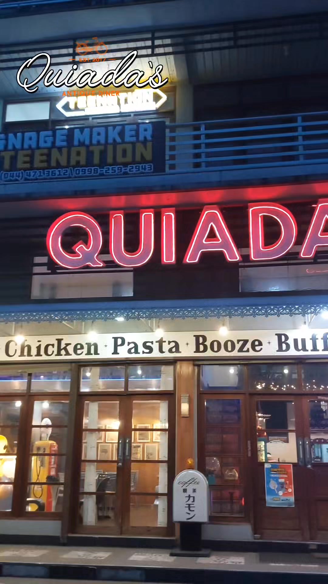 Grabe sarap ng foods dito sa Quiada's Antique Diner mga Kalokals..👌🏼👌🏼😊 ...
