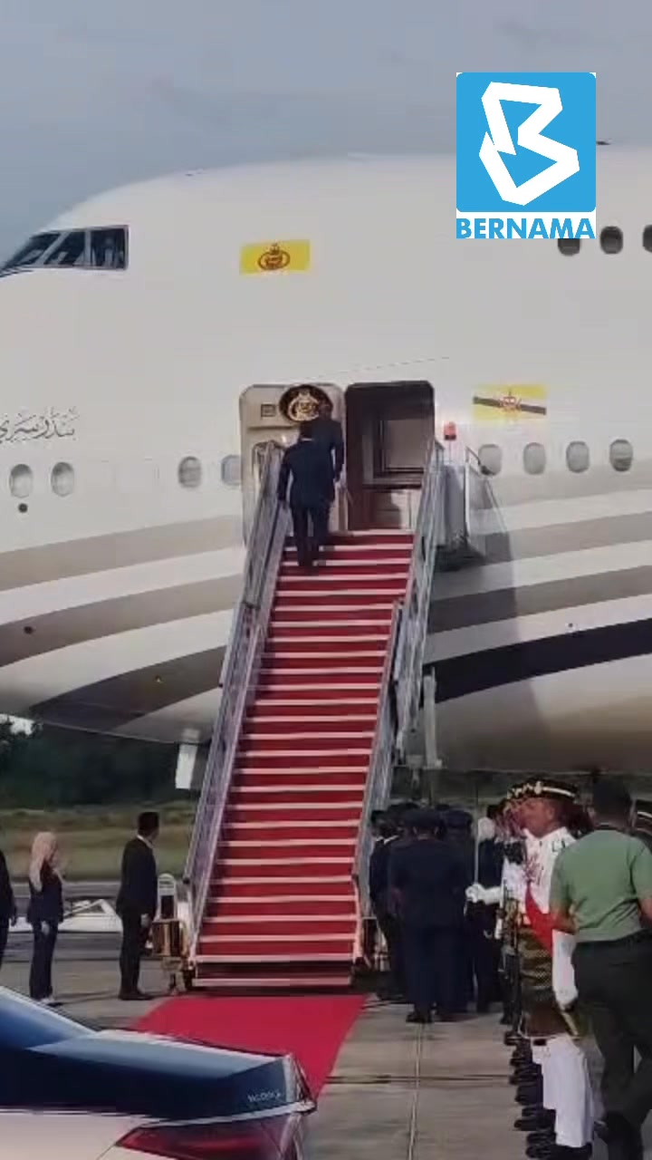 #Subang The Sultan of Brunei, Sultan Hassanal Bolkiah, departed for ...
