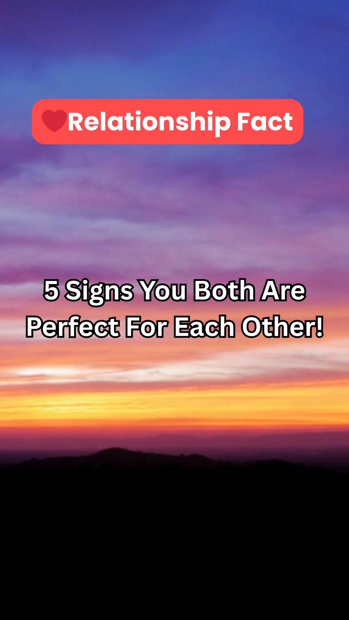 ️Relationship Fact 5 Signs You Both Are Perfect For Each Other! Please ...