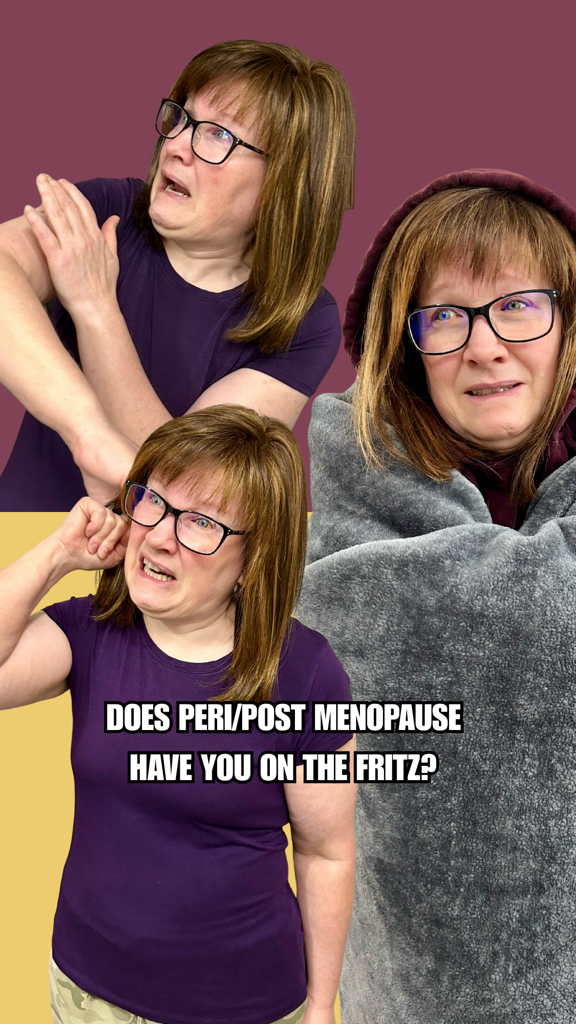 Does peri/post menopause have you on the fritz? Body wide symptoms. # ...