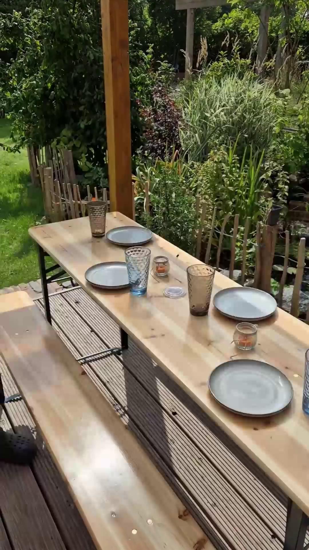 Oktoberfest is on! 🍻🥨, With beer table sets, bar tables, gazebos and party tents, your garden becomes your very own little Oktoberfest. 🚚 Free shipping!, Discover your Oktoberfest essentials at