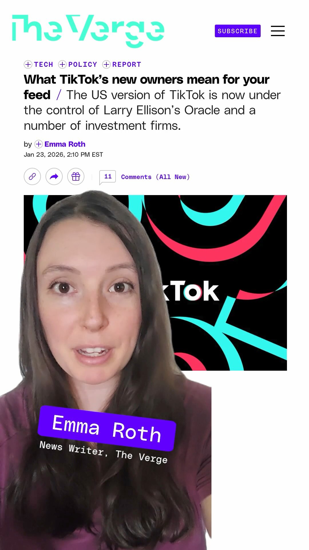 The US version of TikTok is now under the control of Larry Ellison’s ...